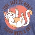 thumbnail image 3 of CafePress - Sleep With A Cat T Shirt - Mens Tri-blend T-Shirt, 3 of 4