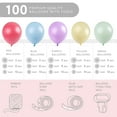 thumbnail image 4 of Balloon Garland Kit incl 36 inch Giant Latex White Pink Rose Gold Confetti Balloons Arch Kit for Birthday Baby Shower Wedding Bachelorette DIY Kit Backdrop Party Supplies Decorations, 4 of 6