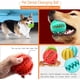 thumbnail image 3 of Pelota de juguete para perros, no tóxica, resistente a las mordeduras, para perros, cachorros, gatos, perros, alimentos para mascotas, comedero para masticar dientes, bola de limpieza, verde, paquete de 2, azul y verde BANYUO Electrónica, 3 of 3
