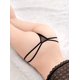 thumbnail image 4 of Tangas de tiras con encaje floral, bragas íntimas de cintura baja con huecos, lencería y ropa interior sexy para mujer, 4 of 5