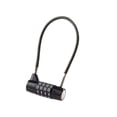 thumbnail image 1 of Steel Cable Lock Security Combination Lock 4 Digit Combination Padlock for Gate Outdoor Fence ,Easy to Use, 1 of 6