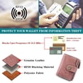 thumbnail image 6 of FALAN MULE Small Wallet for Women Leather Bifold Compact Small Womens Wallet with RFID Blocking, 6 of 6