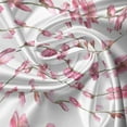 thumbnail image 5 of Ambesonne Leaves Valance Pack of 2, Sakura Ivy Branches, 42"X18", Pink and Pale Rust, 5 of 5