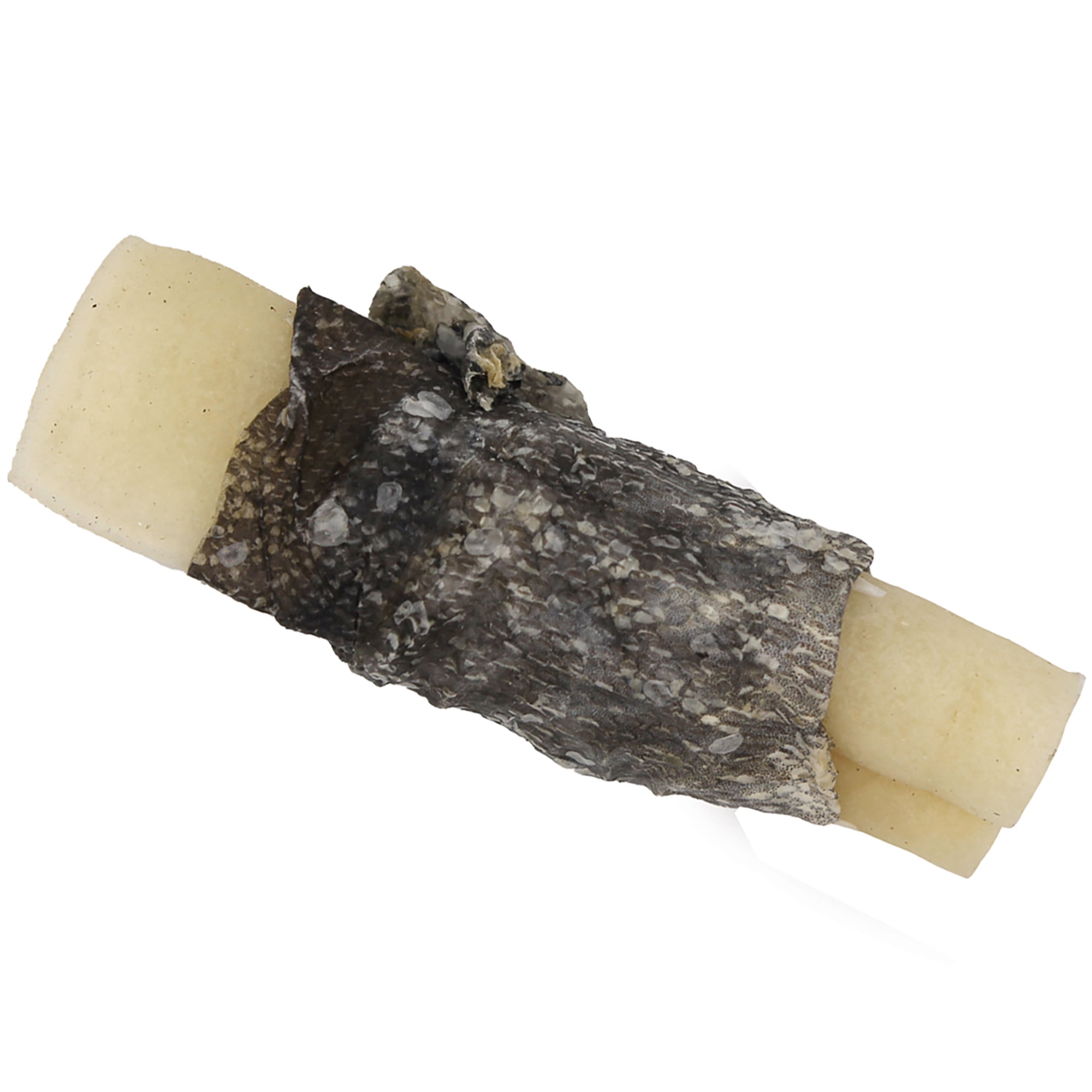 Icelandic+ Rolled Collagen Stick: Beef & Cod Skin - 12 Pack - 4" Dog Chew Treat, Hand-Wrapped Fish, 2 Ingredient Pet Snacks, Rawhide Alternative