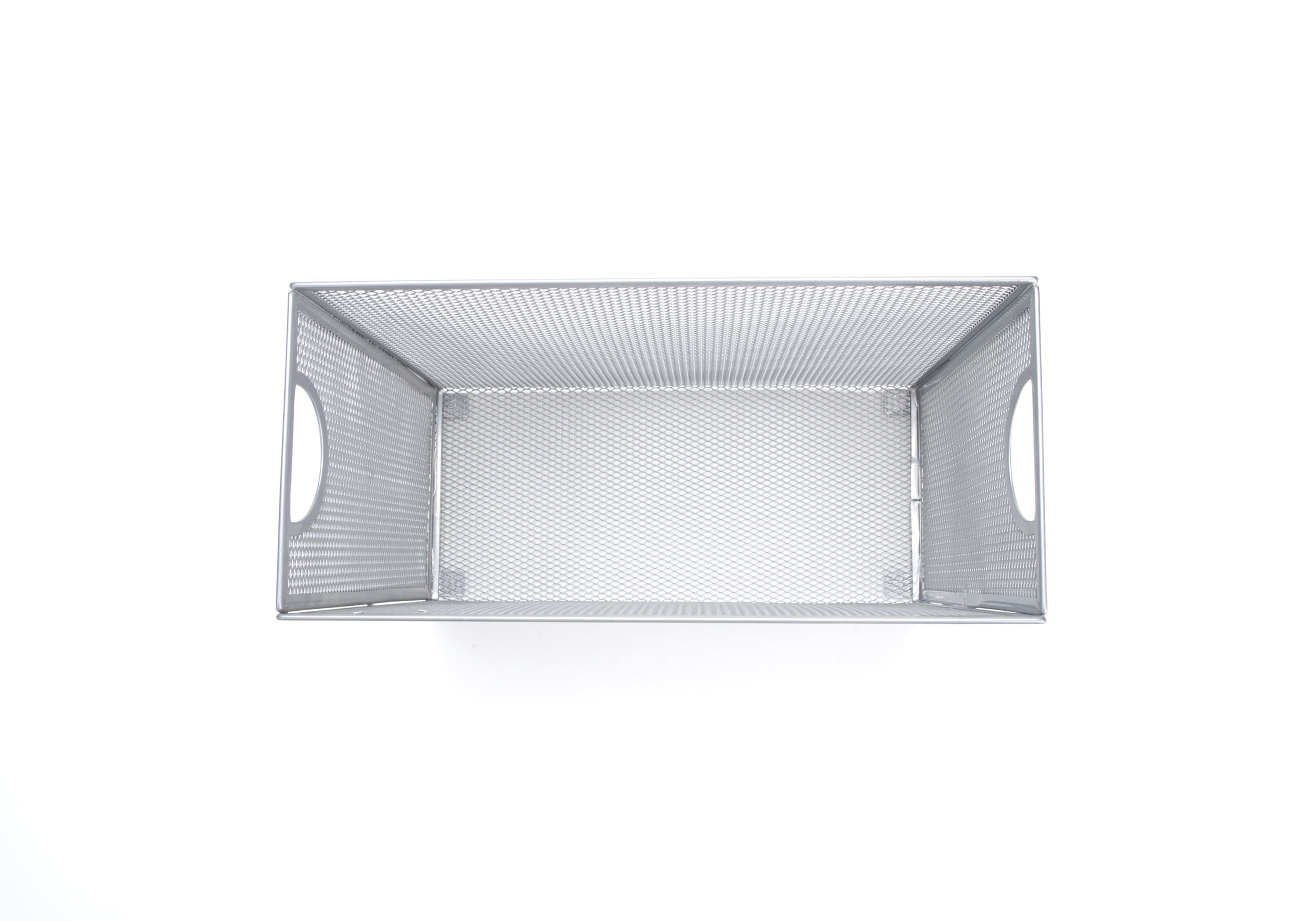 Mind Reader Metal Mesh File Organizer Storage Basket for Letters, Legal Documents, Filing, Folders, Office Organization, Silver