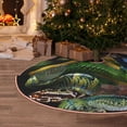 thumbnail image 5 of Sikiie Colorful Viper Snake Christmas Tree Skirt, Christmas Tree Decorations, Christmas Decor, Tree Mat Decoration(30-48IN)-36", 5 of 6