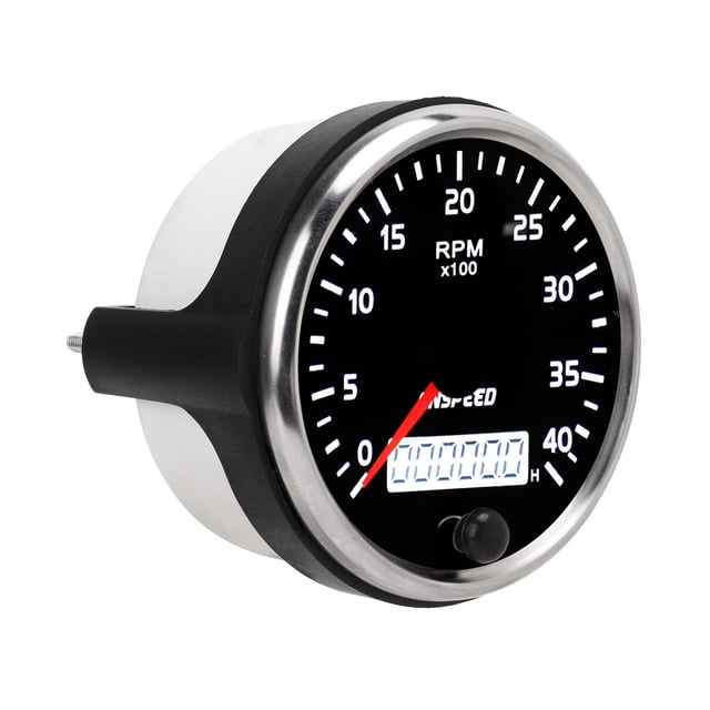Tacómetro, Medidor De Revoluciones De Alta Precisión Resistente A La Corrosión Para Coche De 12/24 V Para Motor De Gasolina De 1-8 Cilindros Para Motor De Generador ANGGREK Otros