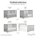 thumbnail image 6 of Dream On Me Orion 5-in-1 Convertible Crib with Removable Changing Tray, Pebble Grey Vintage, 6 of 15
