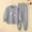 H-Grey, variant on Kcodviy Toddler Kids Baby infant Preschool Boys Clothes Pj’S Boys Girls French Fry Pajamas Long Sleeve Cute Cartoon If Pajamas Dinosaur Tops Pants Sleepwear Pajamas Outfits Set 2Pcs