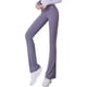 thumbnail image 3 of Pantalones de yoga Bootcut Flare Bootleg pantalones de yoga acampanados para mujer Skimpy Athletic sólido transpirable control de barriga, 3 of 4