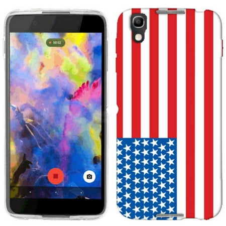 Mundaze American Flag Phone Case Cover for Alcatel IDOL 4 Nitro (Best American Idol Covers)
