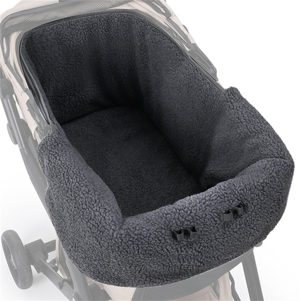 Insulated Pet Strollers Cover Winter Fleece Protector Soft Warm Windproof Universal Design