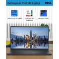 thumbnail image 3 of Dell Inspiron 15 3530 Business Laptop, 15.6" FHD Display, Intel 10-Core i7-1355U(Up to 5.0 GHz), Intel Iris Xe GPU, 32 GB RAM, 1 TB SSD, WiFi 6, Backlit KB, Fingerprint, Lifetime Office & Win 11 Pro, 3 of 5