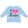 thumbnail image 3 of Inktastic Breast Cancer Nana Boys or Girls Long Sleeve Toddler T-Shirt, 3 of 5
