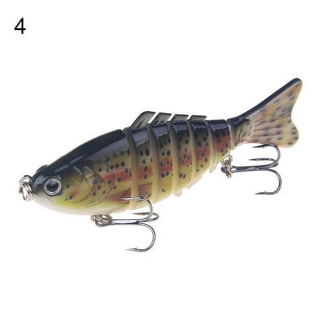 1pcs 10cm Multi Jointed Sections Fishing Lure Minnow Hard Bait Swimbait Wobblers Artificial Crankbait Pesca Tackle