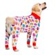 thumbnail image 1 of Pijamas para perros medianos y grandes, ropa suave y acogedora para perros, mono de vientre cubierto completo, traje de recuperación para mascotas para niños y niñas, cortable, 1 of 4