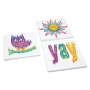 Craft-tastic String Art Kit lV - Craft Kit Makes 3 Large String Art Canvases