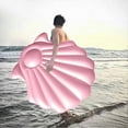 thumbnail image 4 of Summer Shell-Shaped Inflatable Swimming Pool Floating Raft PVC Water Bed_Perfect Gift, 4 of 5