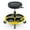 Yellow, variant on Topcobe 330 LBS Capacity Pneumatic Rolling Mechanic Stool with Padded Seat, Equipment for Studio-Yellow