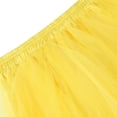 thumbnail image 4 of Women Gothic Tulle Skirt Classic Elastic Short Tutu Skirts Yellow 7XL, 4 of 4