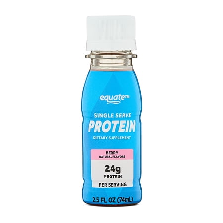 Equate Collagen Protein Dietary Supplement Drink, Berry, 2.5 fl oz