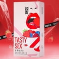 thumbnail image 5 of Juego de 10 preservativos de látex no grasosos para sexo oral con sabor a fruta, suministros para sexo adulto, 5 of 5