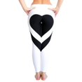 thumbnail image 2 of Leggings de yoga de corazón para mujer de talla grande, pantalones de retales, mallas delgadas, mallas deportivas para correr, pantalones de jogging de gimnasio, cintura alta Methold FS6738-02, 2 of 3