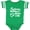 Football Green and White, variant on Inktastic Future Soccer Star Ball Sports Boys or Girls Baby Bodysuit