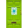 thumbnail image 2 of Carolines Treasures CJ2006-NDS1216 Letter N Flowers And Butterflies Teal Blue Wall and Door Hanging Prints, 2 of 2