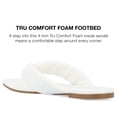 thumbnail image 4 of Journee Collection Womens Kyleen Tru Comfort Foam Flip Flop Puffy Sandal, 4 of 6