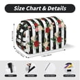 thumbnail image 5 of Sikiie Rose Flowers Print Flip Double-layer Pencil Case, All-purpose Stationery Bag for Study and Office, Zipper Design, Unisex, 5 of 7