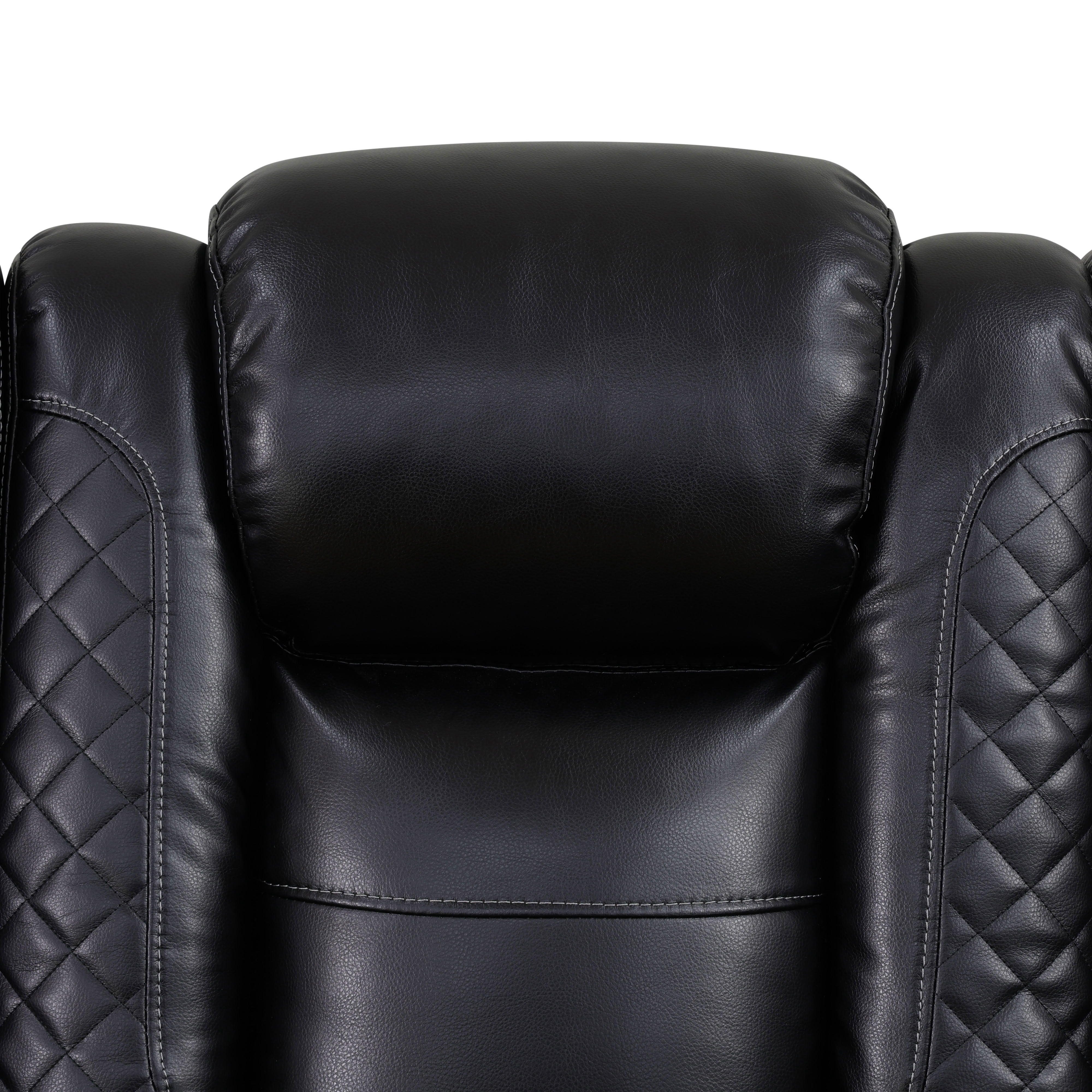 MAYEERTY 6-Seater Sectional Recliner Sofa Set, Leather Reclining Couch with Wireless Charging, LED & Storage for Living Room, Home Theater