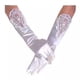 thumbnail image 1 of Guantes De Satín Blancos Novia, 15 Años, Damas De Honor, 1 of 4