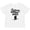 AA-White, variant on Skiing Future Skier Boys or Girls Baby T-Shirt