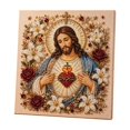 thumbnail image 6 of Stijggn Christmas Diamond Art Painting Kit Santa Claus Table Top Diamond Painting, Shaped Crystal Wooden Merry Christmas Diamond Art Desktop Ornament for New Year Xmas Office Home Decoration Gifts, 6 of 7