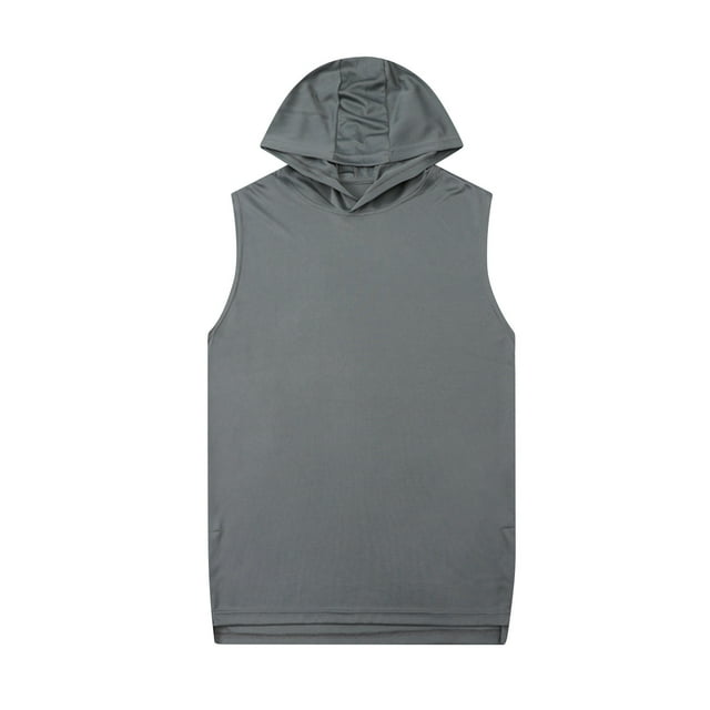 Styesk Tank Tops Men Men's Solid Color Casual Fitness Sport Permeability Hoodie