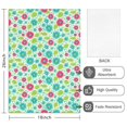 thumbnail image 2 of 4 Pcs Pioneer Flower Floral Print Pattern Kitchen Towels, Funny Microfiber Dish Towel Set, 18" X 26" Tea Towels, 2 of 6