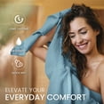 thumbnail image 6 of Martex 6-Piece 100% Ringspun Cotton Towel Set, Quick Dry Soft & Absorbent, Blue, 6 of 8