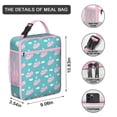 thumbnail image 3 of Farma Nimal Insulated Lunch Box Student Reusable Lunch Bag Fit Most Bento Boxes Lunch Tote Portable Bag Office Camping, 3 of 6