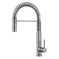 thumbnail image 2 of DAX Stainless Steel Single Handle Pull Down Kitchen Faucet, Brushed Stainless Steel, 2 of 7