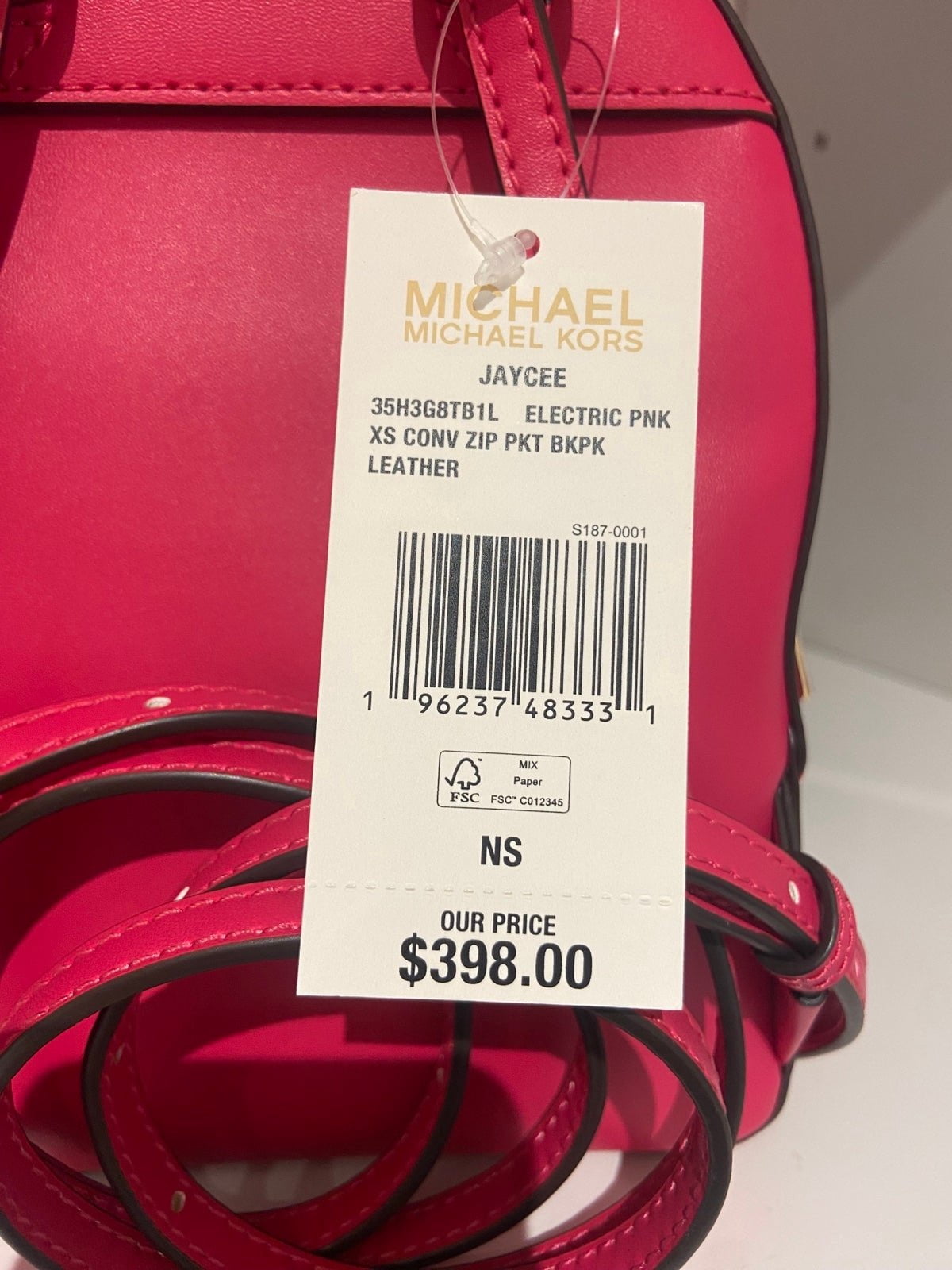 Michael Kors XS Convertible Jaycee School Backpack, Electric  display picture 1