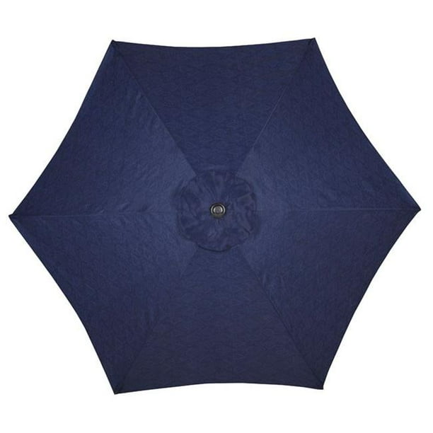 Living Accents 8660391 9 Ft Tiltable Navy Blue Patio Umbrella Com Patio Umbrella, Navy Blue Patio Umbrella 9 Ft