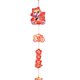 thumbnail image 4 of Decoración colgante con bendición del Año Nuevo chino, colgante del Año Lunar con bendición Estilo A, 4 of 5