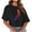 Black, variant on Oversized Button Down Shirts for Women Casual Summer Clothes for Women Over 50 Summer Tops for Women 2025 Plus Size Womens Summer Shirts with Sleeves