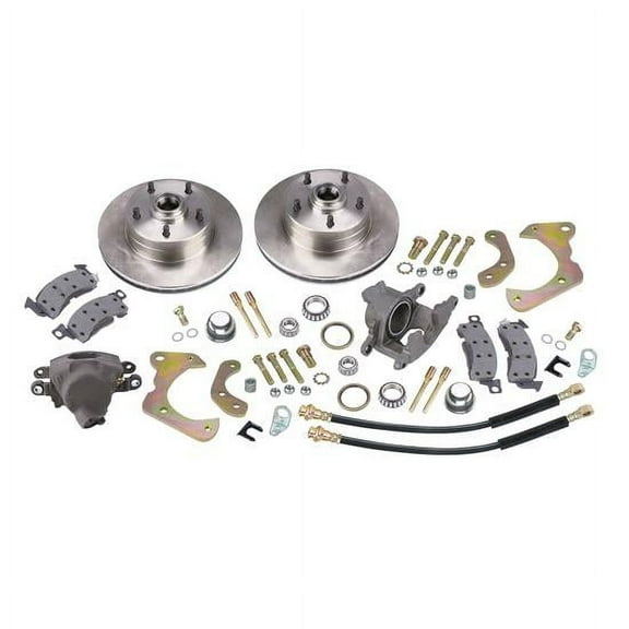 Speedway Motors Deluxe Front Disc Brake Conversion Kit, Compatible with 1965-1968 Chevy Full Size Cars, Impala Bel Air and Biscayne