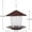 green,gray,brown, variant on [CLEARANCE sale]Wild Bird Feeder Gazebo Bird Feeder Panorama Bird Feeders Outdoor Hanging