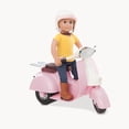 thumbnail image 4 of Muñeca Scooter Our Generation rosa marfil para 18 con casco, 4 of 7