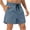 Light Blue, variant on ZQUUVOU Men's Shorts Solid Color Drawstring Sports Fitness Training Breathable Shorts Zipper Pockets Olive Green