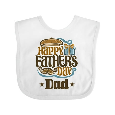 

Inktastic Happy Fathers Day Dad Gift Baby Boy or Baby Girl Bib