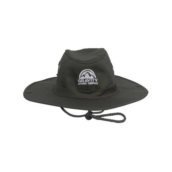 Gravity Outdoor Co. Safari Explorer Sun Hat w/ Flap - Dk Olive - Large